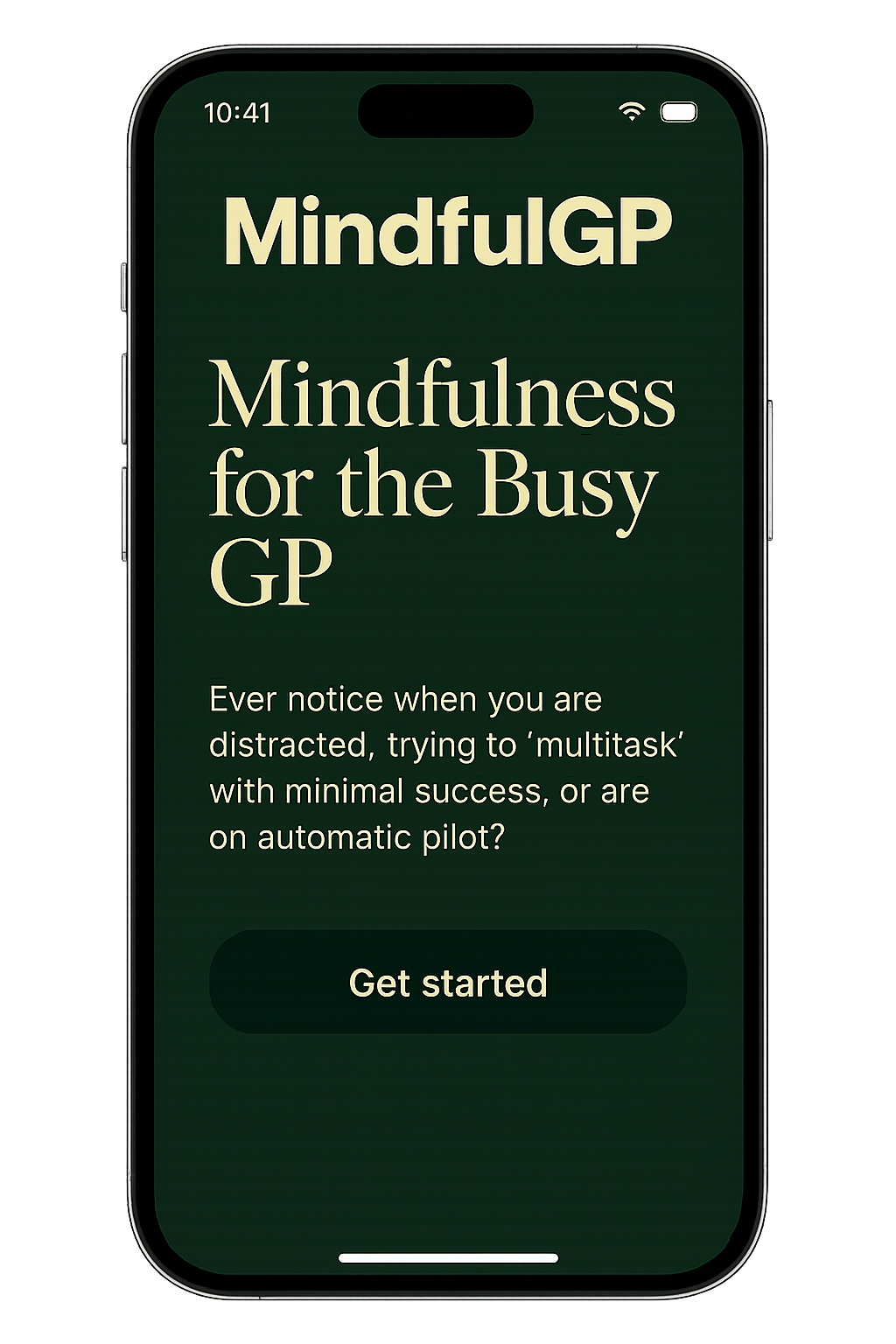 MindfulGP App Demo